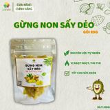  Gừng Non Sấy Dẻo Mềm – Cay Nhẹ, Chuẩn Vị Gừng Tươi – 123 FARM – Gói 85g / Hũ 125g 