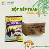  Bột nếp than dinh dưỡng cao Hưng Phát Lợi – làm bánh ít, chè trôi nước – Combo 10 gói/ Bao 10kg 
