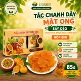  Tắc chanh dây mật ong sấy dẻo 123 FARM 85g - ăn vặt thơm ngon, tăng đề kháng, giải nhiệt 