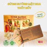  Gừng nướng mật hoa thốt nốt 123 FARM 85g - thơm ấm, ngon miệng, tốt cho sức khỏe 