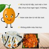  [Thùng 30 góix85g] Tắc sấy dẻo chưng đường phèn 123 FARM – trái cây thảo dược – thanh giọng, giảm ho 