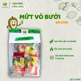  Mứt vỏ bưởi sấy dẻo nguyên vị 123 FARM – thơm tự nhiên, hỗ trợ tiêu hóa – Gói 270g 