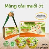  Mãng cầu muối ớt chua cay sấy dẻo 123 FARM - tự nhiên, chua chua, ngọt ngọt, cay cay - Hộp 500g 