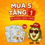  [Mua 5 Tặng 1] Vỏ bưởi sấy dẻo vị chanh muối 123 FARM – tốt cho tiêu hóa (6 gói 50g + kèm quà tặng) 