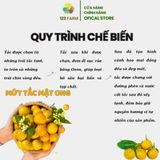 Tắc mật ong 123 FARM 300g - vị chua ngọt tự nhiên, tốt cho cổ họng, ăn vặt healthy 