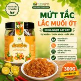  Mứt Tắc Lắc Muối Ớt – Chua Ngọt Cay Cay Tự Nhiên – 123 FARM – Hũ 300g 