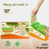  Mãng cầu muối ớt chua cay sấy dẻo 123 FARM - tự nhiên, chua chua, ngọt ngọt, cay cay - Hộp 500g 