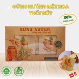  Gừng nướng mật hoa thốt nốt 123 FARM 85g - thơm ấm, ngon miệng, tốt cho sức khỏe 