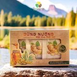  Gừng nướng mật hoa thốt nốt 123 FARM 85g - thơm ấm, ngon miệng, tốt cho sức khỏe 