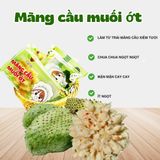 Mãng Cầu Sấy Dẻo Muối Ớt – Chua Cay Tự Nhiên, Ăn Vặt Healthy – 123 FARM – Gói 500g + Kèm quà tặng 