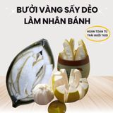  [Mua 5 Tặng 1] Vỏ bưởi sấy dẻo vị chanh muối 123 FARM – tốt cho tiêu hóa (6 gói 50g + kèm quà tặng) 
