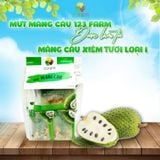  Mứt mãng cầu xiêm sấy dẻo 123 FARM – không xơ, không phẩm màu – Gói 270g/ Gói 500g 