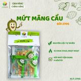  Mứt mãng cầu xiêm sấy dẻo 123 FARM – không xơ, không phẩm màu – Gói 270g/ Gói 500g 