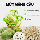  Combo mix 4 loại trái cây sấy dẻo 123 FARM – Xoài, mãng cầu, tắc, gừng non – Gói 500g kèm quà tặng 