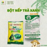  Bột trà xanh làm bánh dẻo thơm tự nhiên – Nếp Thái & Lá Trà – Hưng Phát Lợi – Combo 10 gói/ Bao 10kg 