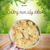  Gừng Non Sấy Dẻo Mềm – Cay Nhẹ, Chuẩn Vị Gừng Tươi – 123 FARM – Gói 85g / Hũ 125g 