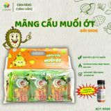  Mãng Cầu Sấy Dẻo Muối Ớt – Chua Cay Tự Nhiên, Ăn Vặt Healthy – 123 FARM – Gói 500g + Kèm quà tặng 