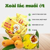  Xoài Lắc Muối Ớt Sấy Dẻo – Ăn Vặt Healthy – Không Xơ – 123 FARM – Túi 270g/ 500g 
