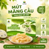  Mứt mãng cầu chua ngọt sấy dẻo 123 FARM - vị chua ngọt ngon tự nhiên - Hộp 500g 