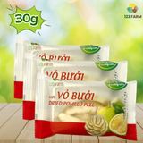 Mứt vỏ bưởi sấy dẻo nguyên vị 123 FARM – thơm tự nhiên, hỗ trợ tiêu hóa – Gói 270g 