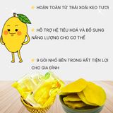  Xoài sấy dẻo 123 FARM - vị chua ngọt tự nhiên, không xơ - Hộp 500g 