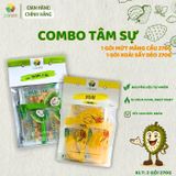  Combo Tâm Sự 123 FARM - xoài sấy dẻo & mãng cầu sấy dẻo - vị ngọt tự nhiên, mềm dẻo - 2 gói 270g 