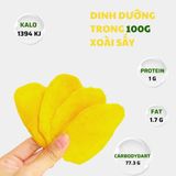  Xoài sấy dẻo chua ngọt không xơ, tự nhiên 123 FARM - ăn vặt healthy - Gói 500g 