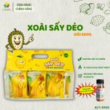  Xoài sấy dẻo chua ngọt không xơ, tự nhiên 123 FARM - ăn vặt healthy - Gói 270g/500g 