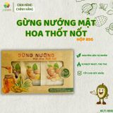  Gừng nướng mật hoa thốt nốt 123 FARM 85g - thơm ấm, ngon miệng, tốt cho sức khỏe 