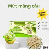  Mứt mãng cầu chua ngọt sấy dẻo 123 FARM - vị chua ngọt ngon tự nhiên - Hộp 500g 