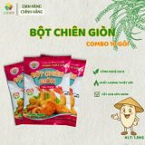  Bột chiên giòn Hưng Phát Lợi - giòn ngon vàng ruộm, đậm đà, tiện lợi - Combo 10 gói/ Thùng 30 gói 