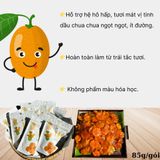  Tắc Sấy Dẻo Chưng Đường Phèn – Thanh Giọng, Giảm Ho – Trái Cây Thảo Dược 123 FARM (Gói 85g) 