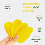  Xoài sấy dẻo muối ớt 123 FARM - chua ngọt tự nhiên, cay cay, mềm dẻo - Hộp 500g 