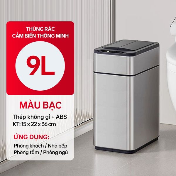Thùng rác thông minh CCKO CK8807 – CK8808 cảm ứng tự động
