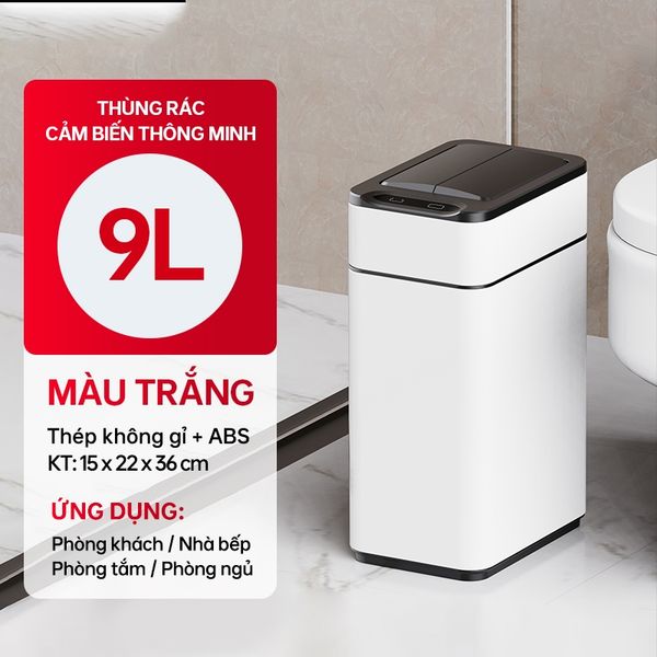 Thùng rác thông minh CCKO CK8807 – CK8808 cảm ứng tự động
