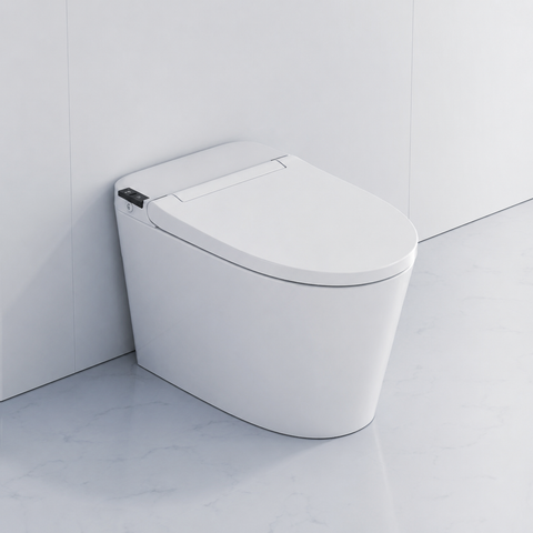 Bồn Cầu Bán Thông Minh HUGE H-BS25-H1 Không Cần Nguồn Điện