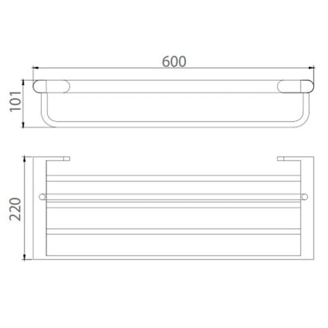 Vắt khăn giàn cao cấp EC888-12