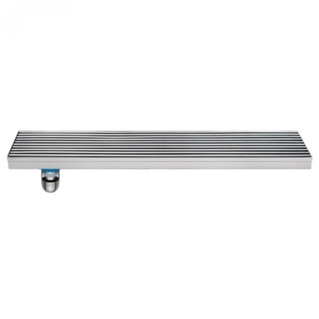 Ga Thoát Sàn Dài thoát lệch EcoBath EC1081B Inox 304 Inox Chải
