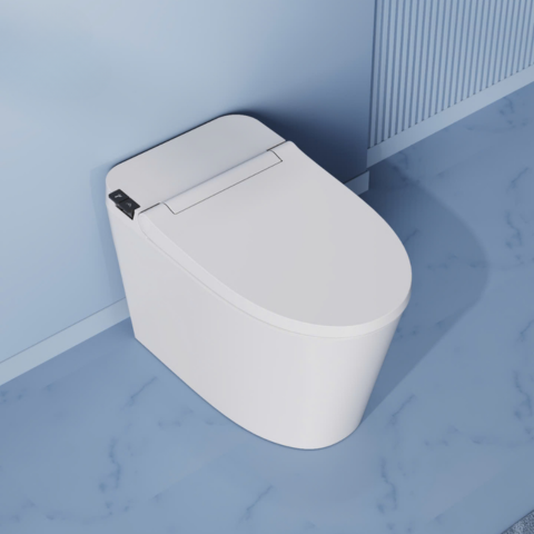 Bồn Cầu Bán Thông Minh HUGE H-BS25-H1 Không Cần Nguồn Điện