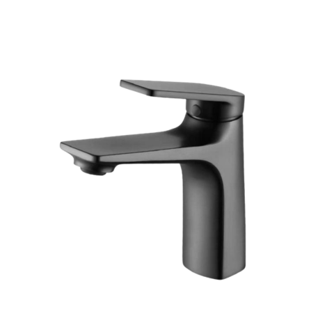 Vòi Lavabo Titan Krasic KS901 Nóng Lạnh Màu Ghi Xám