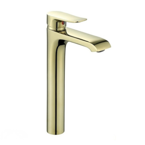 Vòi Rửa Mặt Lavabo Vàng Krasic KH7084G Nóng Lạnh Cao Cấp