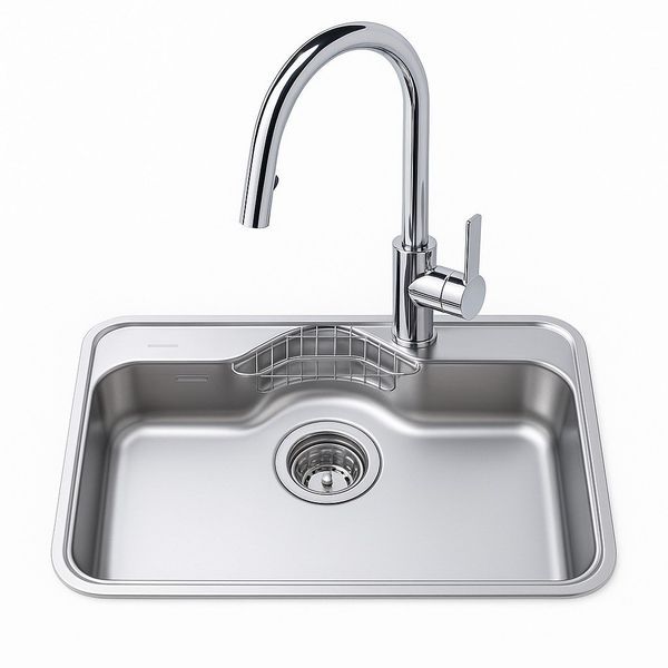 Chậu rửa bát cao cấp Nobinox Rosa NN975D 1 hố – Tặng vòi Loft NX533, inox chống gỉ