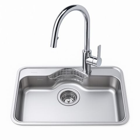 Chậu rửa bát cao cấp Nobinox Rosa NN975D – Tặng vòi Loft NX533 đồng bộ