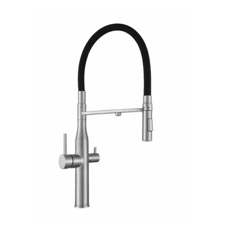 Chậu rửa bát Nobinox Rosa NN995D 1 hố inox – Tặng vòi 3 đường nước NX57, chống gỉ bền bỉ