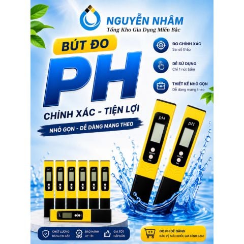 Bút đo PH ( đã hiệu chỉnh) đo nước bể cá, đo ao nuôi tôm cá, đo nước sạch