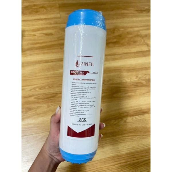 BỘ 3 LÕI LỌC THÔ 123 VINFIL 10 INCH DÙNG CHO MÁY LỌC NƯỚC RO
