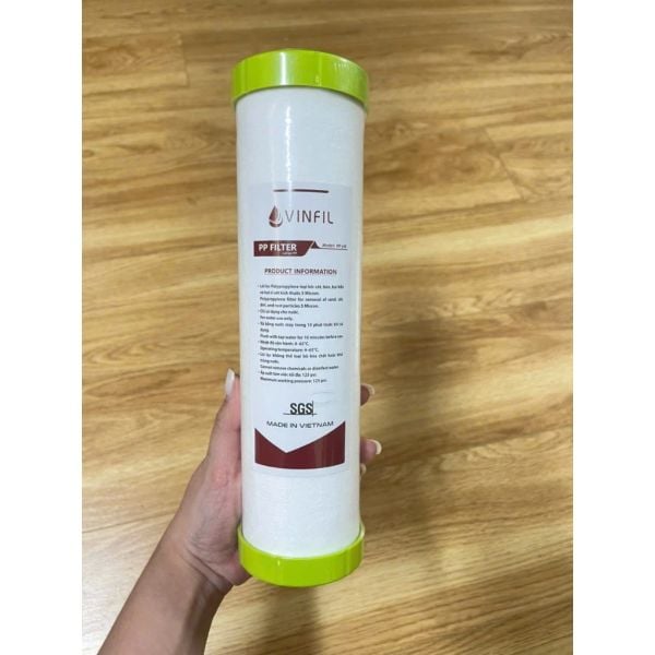 BỘ 3 LÕI LỌC THÔ 123 VINFIL 10 INCH DÙNG CHO MÁY LỌC NƯỚC RO