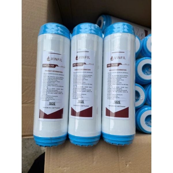 BỘ 3 LÕI LỌC THÔ 123 VINFIL 10 INCH DÙNG CHO MÁY LỌC NƯỚC RO