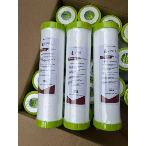 BỘ 3 LÕI LỌC THÔ 123 VINFIL 10 INCH DÙNG CHO MÁY LỌC NƯỚC RO