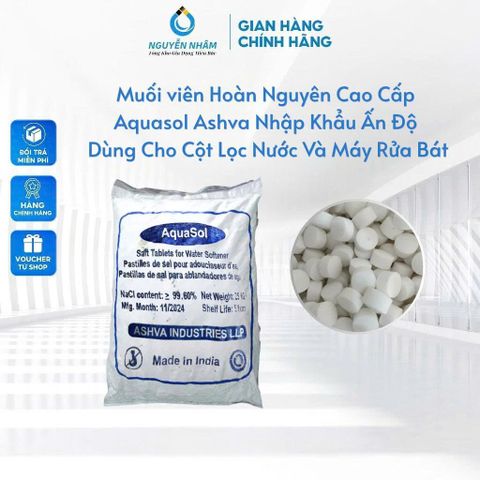 Muối hoàn nguyên Aquasol Ashva nhập khẩu Ấn Độ
